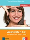 Aussichten - ниво B1.1: Учебник и учебна тетрадка Учебна система по немски език - книга