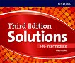 Solutions - Pre-Intermediate: CD с аудиоматериали по английски език Third Edition - учебник