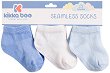 Бебешки чорапи Kikka Boo Solid Blue - 3 чифта - 