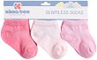 Детски чорапи Kikka Boo Solid Pink - 3 чифта - 