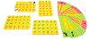 Българска азбука с малки букви - 96 части - Образователен конструктор с шаблони за игра от серията "Wordphun" - играчка