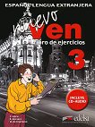 Nuevo Ven - ниво 3 (B2 - B2+): Учебна тетрадка по испански език за 10. клас + CD 1 edicion - помагало