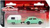 Volkswagen Beetle с каравана Eriba Puck - Метален комплект за игра от серията "Vintage" - 