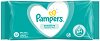 Pampers Sensitive Baby Wipes - 12 ÷ 80 броя, бебешки мокри кърпички без аромат - 