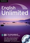 English Unlimited - Pre-intermediate (B1): Комплект по английски език Combo B - част 2 + 2 DVD-ROM - 
