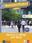 Berliner Platz Neu - ниво 4 (B2): Комплект от учебник и учебна тетрадка по немски език + 2 CD - учебна тетрадка