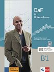 DaF im Unternehmen - ниво B1: Комплект от учебник и учебна тетрадка по бизнес немски език - помагало