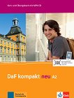 DaF Kompakt Neu - ниво A2: Комплект от учебник и учебна тетрадка по немски език - помагало