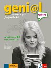 geni@l klick - ниво 3 (B1): Учебна тетрадка по немски език + 2 CD - помагало
