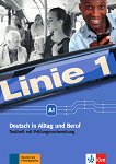 Linie - ниво 1 (A1): Помагало с тестове по немски език - учебна тетрадка