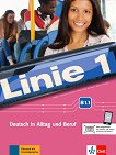 Linie - ниво B1.1: Комплект от учебник и учебна тетрадка по немски език + DVD-ROM - помагало