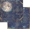 Хартии за скрапбукинг - Луна - Размери 30.5 х 30.5 cm