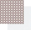 Хартии за скрапбукинг Stamperia - Кръгли орнаменти с рози - 30.5 x 30.5 cm - 