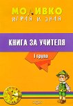 Моливко: Играя и зная - книга за учителя по всички образователни направления за 1. група - книга за учителя