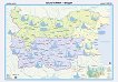 Стенна карта: България - води - 