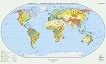 Стенна карта: Светът - природни зони на сушата - карта