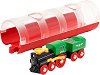 Парен влак и тунел - Дървена играчка от серията "Brio: Влакчета" - 