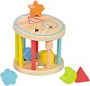 Сортер - Колело - Дървена играчка с фигури за сортиране - 