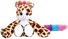 Плюшена играчка жирафчето Лола Keel Toys - От серията Hugg'ems - 