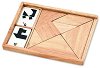 Танграм - Логическа дървена игра - 