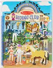 Клуб по езда - книжка със стикери за многократна употреба Riding Club - Puffy Sticker Activity Book - 