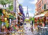 Париж в цветя - Пъзел от 3000 части на Ричард Макнийл - пъзел
