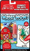 Книжка за оцветяване с вода - Ферма - детска книга