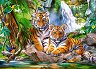Тигърският водопад - Пъзел от серията "Castorland: Premium" - 