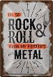 Метална табелка Simetro books So Rock & Roll