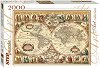 Историческа карта на Света - Пъзел от 2000 части от колекция Art - 