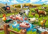 Животните във фермата - Пъзел от серията "Castorland: Premium" - 