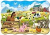 Животните във фермата - Пъзел в нестандартна форма от 20 големи части от колекцията "Premium Kids" - 