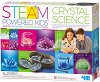 Наука за кристалите 4M - Образователен комплект от серията Steam Powered Kids - 