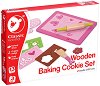 Детски дървен кухненски комплект за сладки Classic World - играчка