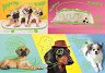 Забавни кучета - Пъзел от 1000 части от колекцията "Neon color line" - 