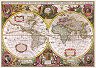 Карта на света от 1630 година - Пъзел от 2000 части от колекцията Premium Quality - 