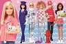 Професии - Пъзел от 100 части на тема "Barbie" - 