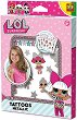 Блестящи татуировки - Комплект татуировки от серията "L.O.L. Surprise" -
