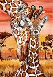 Жирафи - Пъзел от 500 части на Лин Бийн - пъзел