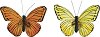 Пеперуди за декорация KPC - 2 броя с щипка - 