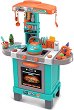Детска кухня - Детски комплект за игра с аксесоари и светлинни ефекти - 