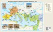 Стенна карта: Византия по времето на император Юстиниан I Велики 527 - 565 - 