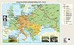 Стенна карта: Начало на Втората световна война 1939 - 1942 г. - 