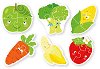 Плодове и зеленчуци - Комплект от 6 пъзела - 