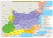 Стенна карта: Разпокъсване на българските земи през XIX и началото на XX в. - карта