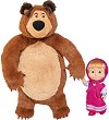 Кукла Маша и плюшена играчка Мечока - Simba - детска книга