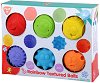 Цветни релефни топки - Комплект от 6 броя - 