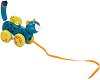 Пантерата Зимба - Дървена играчка за дърпане от серията "Dans la jungle" - 