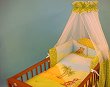 Бебешки спален комплект 4 части с обиколник Gluck Sunny Day - За легла 60 x 120 cm и 70 x 140 cm - 