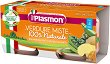 Plasmon - Пюре от микс зеленчуци - Опаковка от 2 х 80 g за бебета над 4 месеца - 
